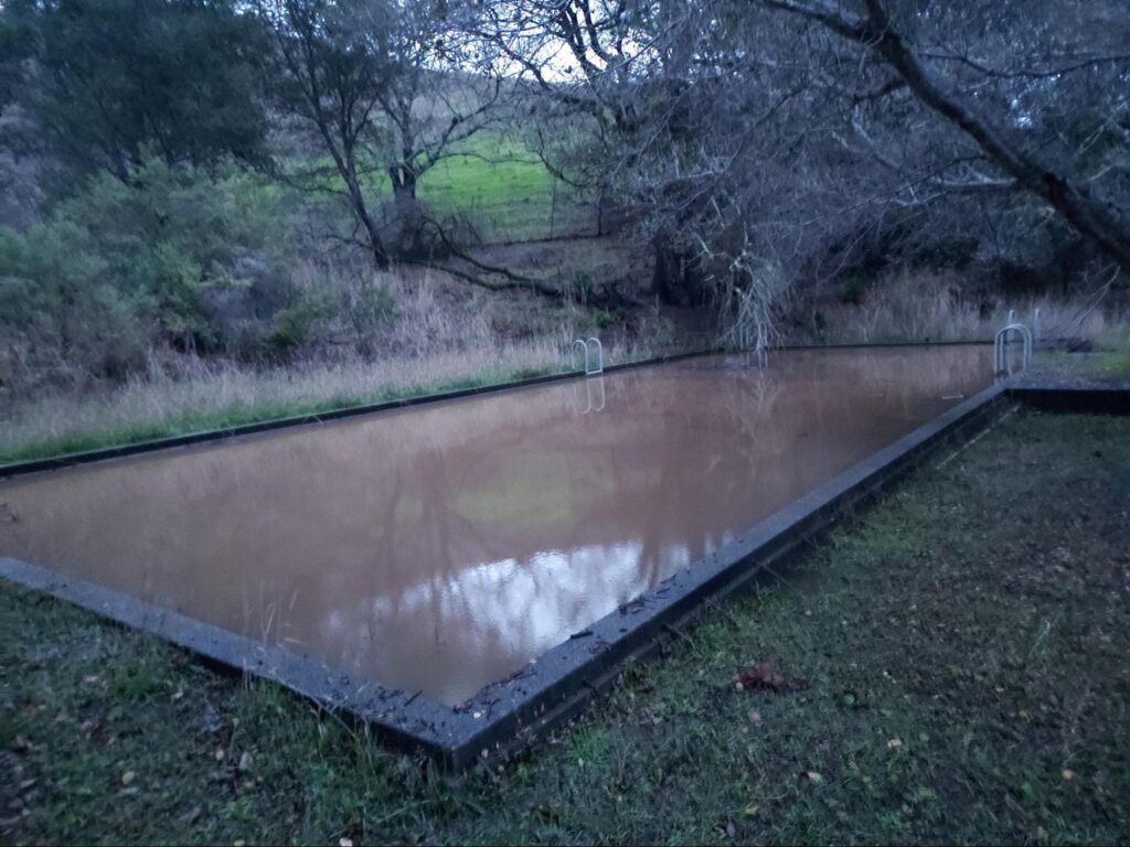 Photo of an old pool